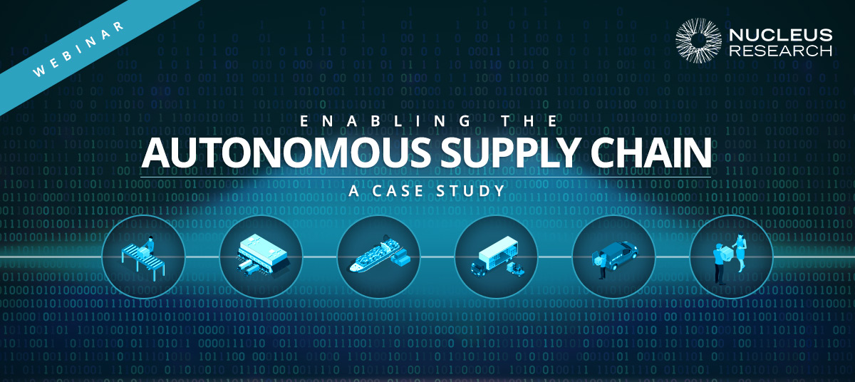 Enabling the Autonomous Supply Chain